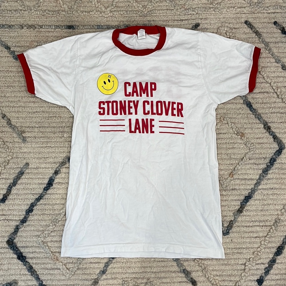Camp Stoney Clover Lane “Happy Camper” T-shirt S